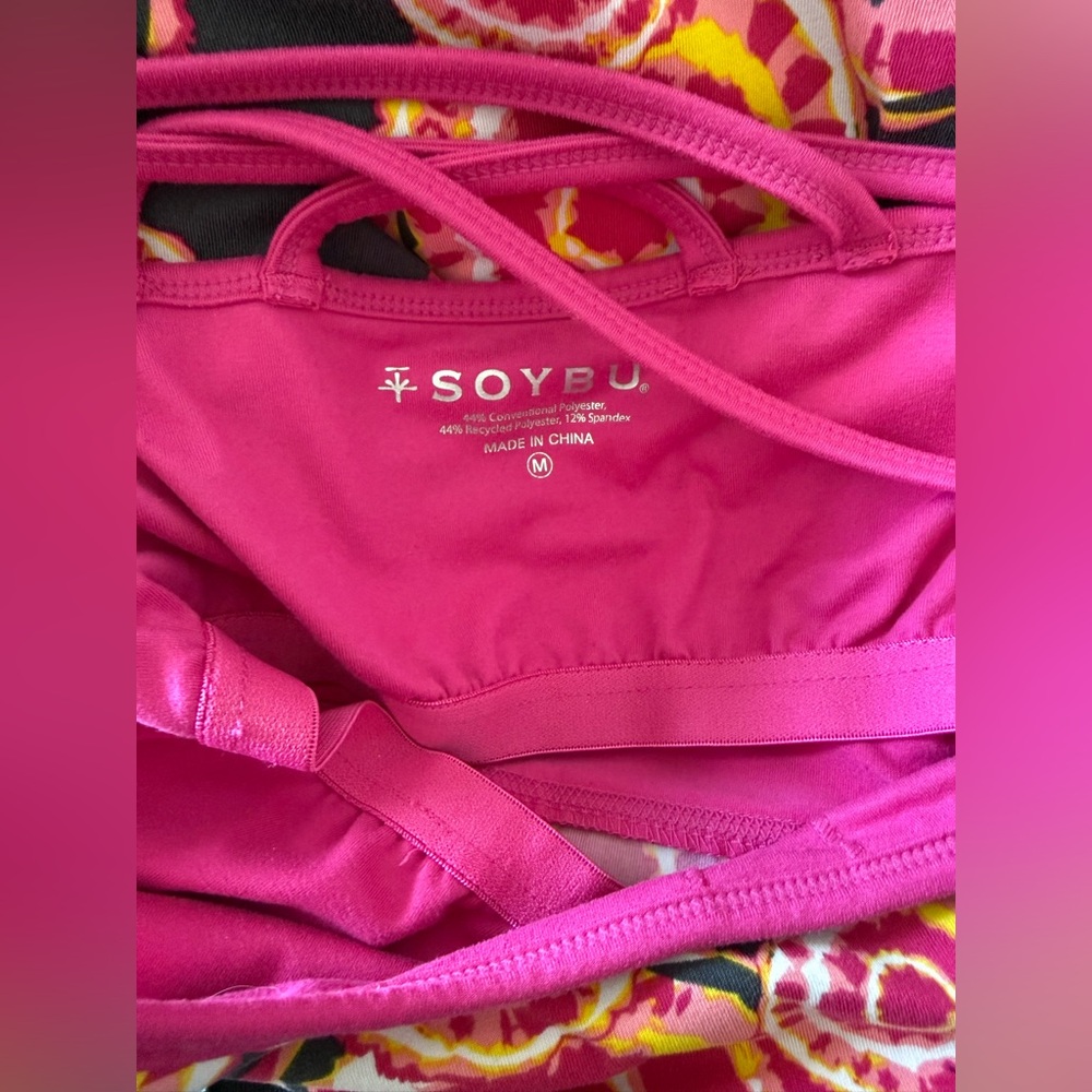 Athletic Dress | Soybu | Built In Bra | pink & black - Picture 5 of 5